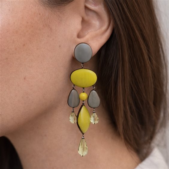 Ohrringe Rosso Prezioso Dame in Holz ER-0666 - ER-0666